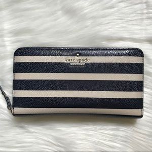 Kate Spade Cedar Street Stripe Lacey Wallet